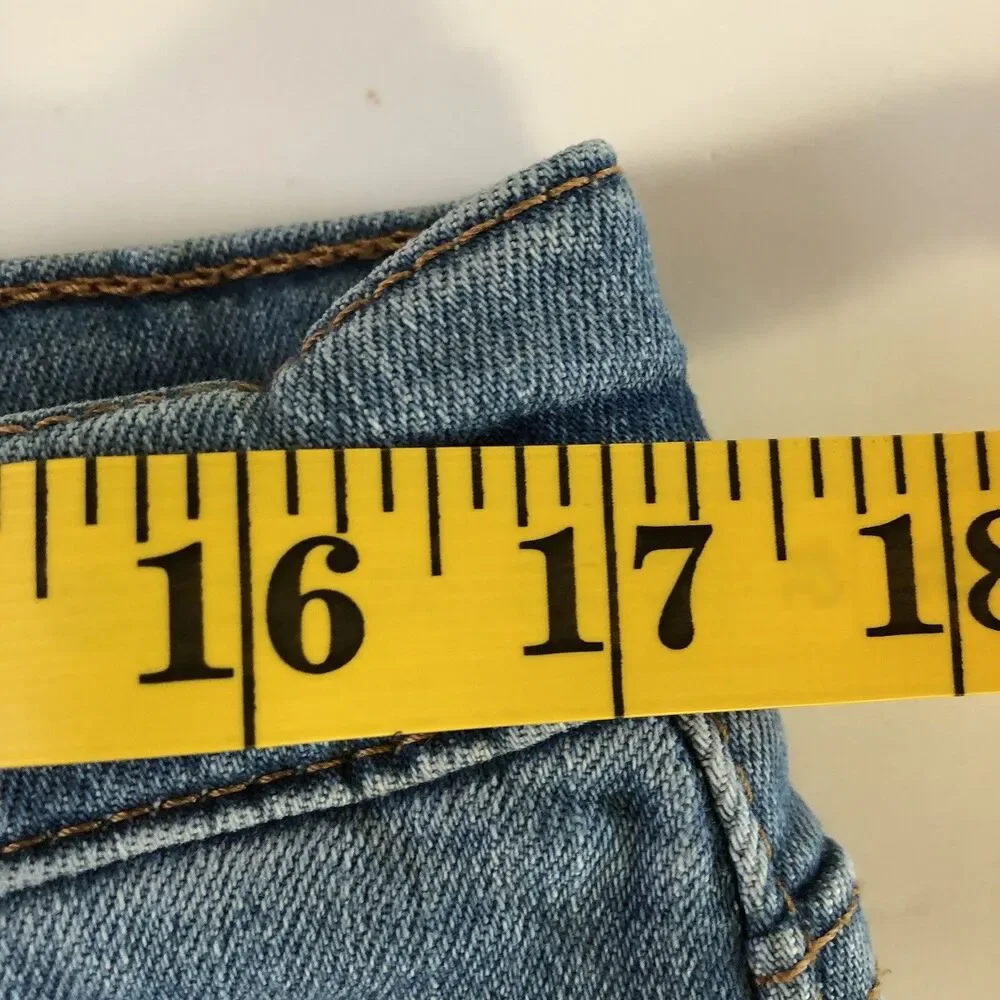 Levis 514 Men 36x29.5 Straight Leg Flex Denim Jeans Medium Light Wash 00514-1286